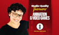record your video game or animation character voice