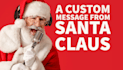 be your santa claus christmas voice over
