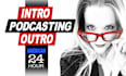 do american female voice over for podcast intro and outro