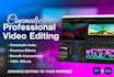 do professional video editing and color corrections