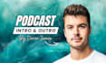 create a podcast intro with male voice