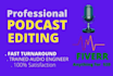 professionally edit and improve your audio