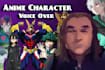 record a professional anime character voice over