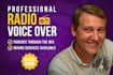 be your radio voice for imaging, dj drops, liners, sweepers