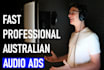 produce your next australian audio ad