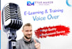 record elearning and training voice over