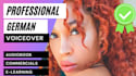 record a professional german female voice over in 24 hours