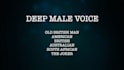record a deep male voice over