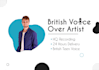 record a high quality british young adult voice over