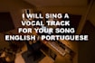 sing a vocal track for you