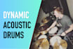 record dynamic acoustic drums for your song