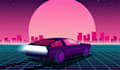 produce a synthwave retrowave 80s track