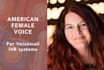 record your american female IVR system or voicemail greeting
