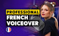 record your professional french female voice over