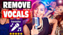 remove vocals from any song and make instrumental, karaoke