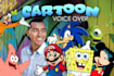 record a cartoon voice over