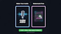 clean the watermark from your audiojungle music