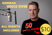 record a professional german male voice over