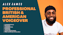 record a professional british and american male voice over