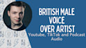 british male voice for youtube, tiktok, and podcasts