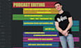 professionally edit and post produce your audio podcast