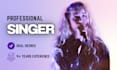 be your professional female singer songwriter and vocalist