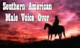 perform a southern american male voice over