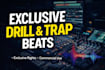 make an exclusive drill, trap or rap beat with full rights