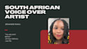 deliver a south african voice over