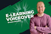 do elearning professional natural sounding english male voice over