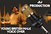 record young british male voice over