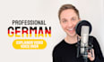 record a german voice over for your explainer video
