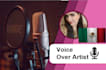 perform mexican spanish voiceover professionally