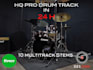 be your professional drummer recording acoustic drum tracks