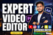 provide expert premiere pro video editing services