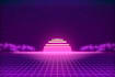 create synthwave retrowave music track for you