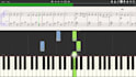 make an animated piano tutorial video for any song