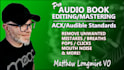 edit, mix, and master your audio book to acx standards