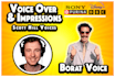 record a brilliant borat voice