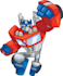 create an optimus prime rescue bots message for your child