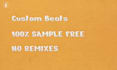 make a custom exclusive hip hop, boom bap, lofi or trap beat