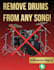 remove drums from any song