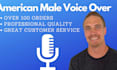 record an american male voice over