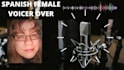be your profesional spanish female voiceover