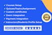 create wordpress lms website with learndash membership