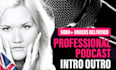 create a professional podcast intro and outro