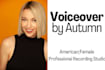 record a professional, american female voiceover for any copy or script