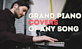 record a piano cover or backing track to sing upon