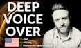 deliver a deep american male voice over