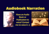 narrate your audio book or publication